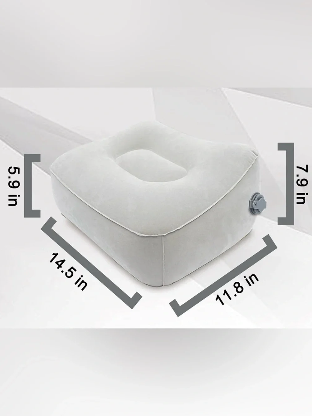 Inflatable Foot Rest Set - Gray